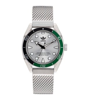 Унисекс аналогов часовник в сребристо снимка