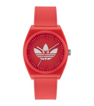 Червен кварцов часовник снимка