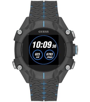 Мъжки дигитален часовник в черно и синьо снимка