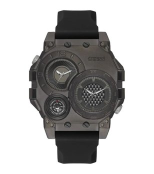 Мъжки аналогов часовник в черно и графит снимка