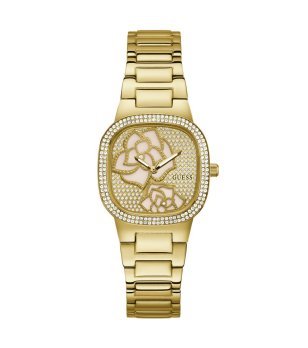 Дамски златист часовник с аналогов дисплей снимка