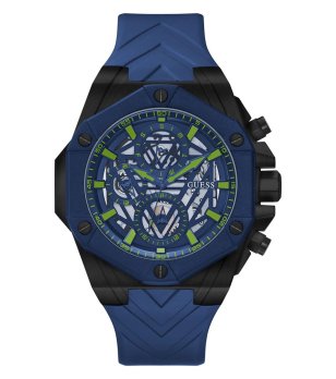 Мъжки аналогов часовник в синьо и черно снимка