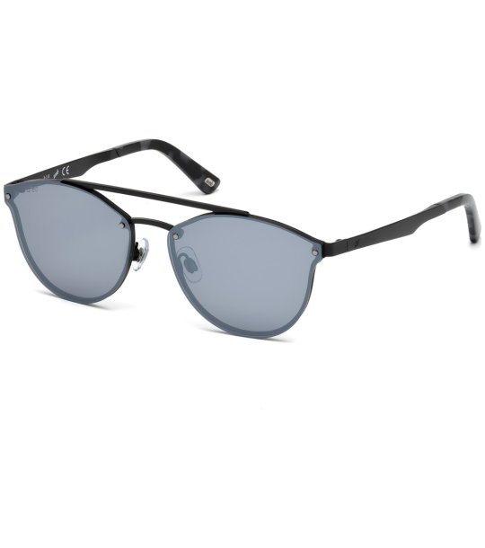 Унисекс слънчеви очила с черна рамка снимка