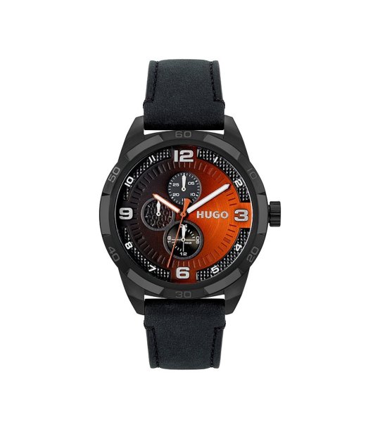 Мъжки кварцов часовник в черно снимка