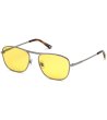 Мъжки слънчеви очила с лещи в жълто-0 снимка
