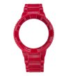Червена силиконова каишка за часовник-0 снимка