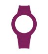 Лилава силиконова каишка за часовник-0 снимка