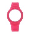 Розова силиконова каишка за часовник-0 снимка