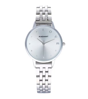 Дамски сребрист кварцов часовник с надпис LOVE снимка