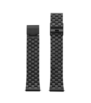 Дамска верижка за часовник в черно снимка