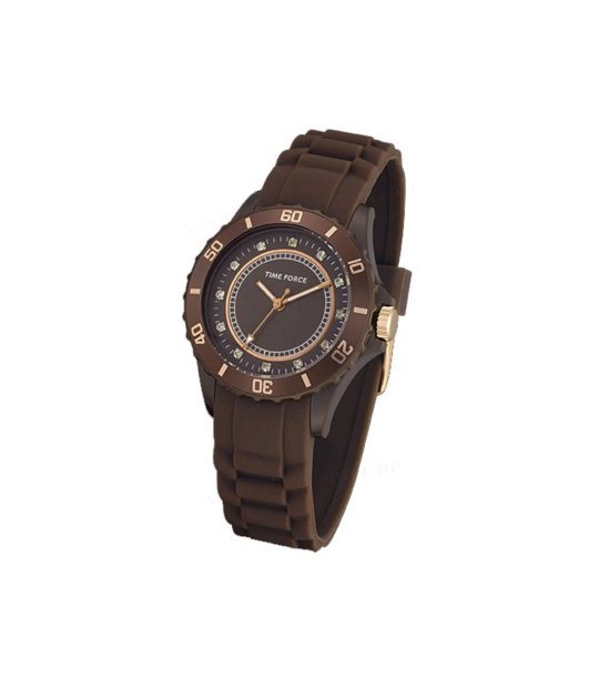 Дамски кварцов часовник в кафяво снимка