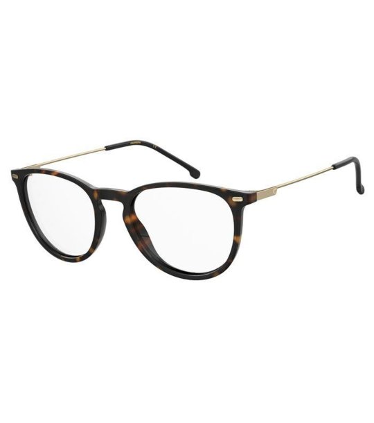 Мъжки рамки за очила в тъмна хавана със златисти дръжки снимка