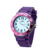 Кварцов аналогов часовник в лилаво-0 снимка