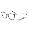 Дамски рамки за очила в черно и розово със син шнур-0 снимка