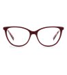 Дамски рамки за очила в бордо с ефектни дръжки и шнур-1 снимка