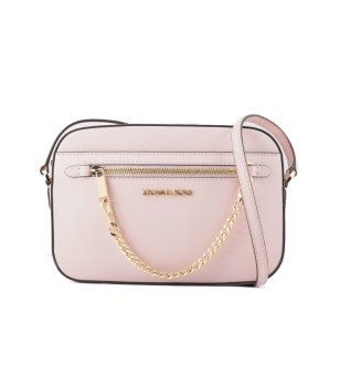 Розова дамска чанта за пътуване с верига снимка