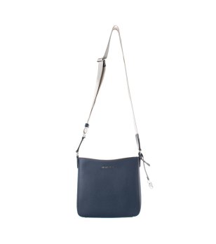 Тъмносиня чанта през рамо снимка