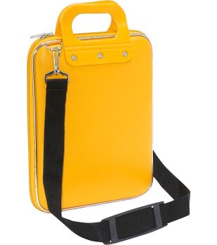 Жълто куфарче за таблет с презрамка снимка