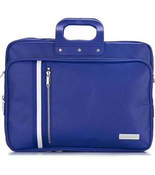 Унисекс бизнес чанта в синьо снимка
