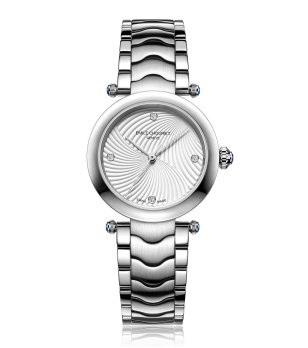 Аналогов сребрист дамски часовник снимка