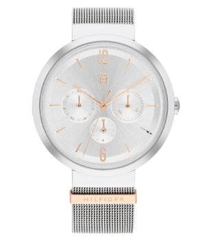 Дамски сребрист аналогов часовник снимка