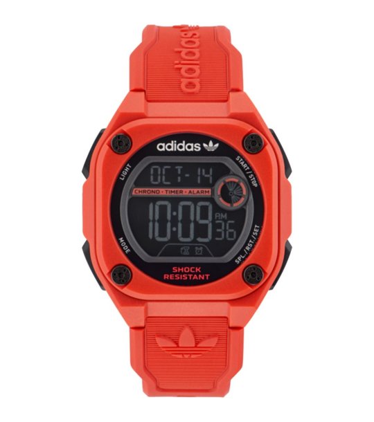 Червен мъжки  часовник City Tech Digital снимка