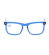 Сини оптични рамки за очила с извити гъвкави дръжки-1 снимка