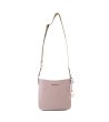 Малка дамска розова чанта с цип-0 снимка