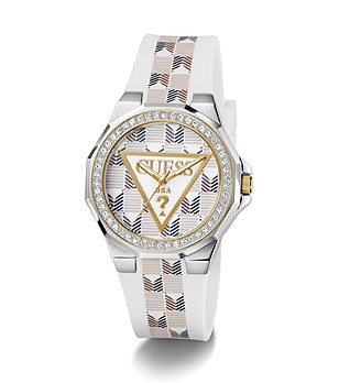 Дамски аналогов часовник с принт снимка