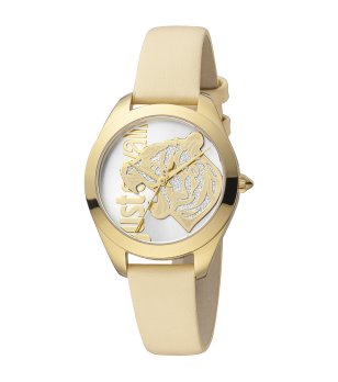 Дамски златист аналогов часовник снимка