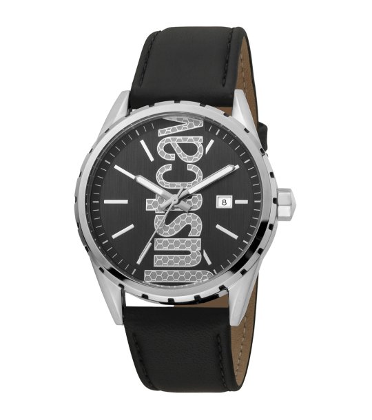 Мъжки аналогов часовник в черно снимка