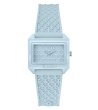 светлосин дамски кварцов часовник-0 снимка