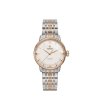 Дамски автоматичен часовник в сребристо и златисто-0 снимка