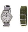 Мъжки часовник с допълнителна каишка-0 снимка