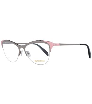 Дамски рамки за очила в сребристо с розови детайли снимка