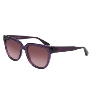 Дамски слънчеви очила в лилав цвят снимка
