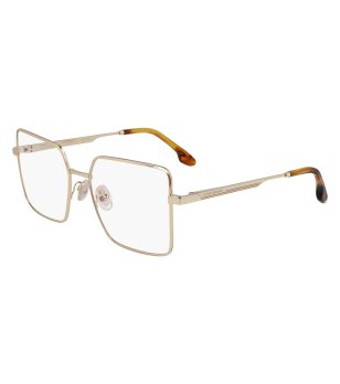 Квадратни рамки за очила в златисто снимка