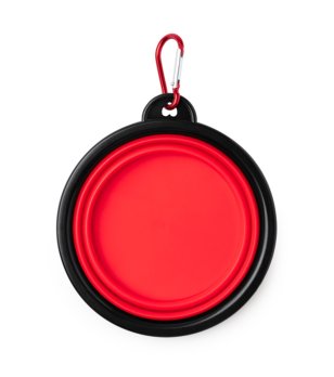 Червена сгъваем купичка за домашни любимци SHIRA снимка