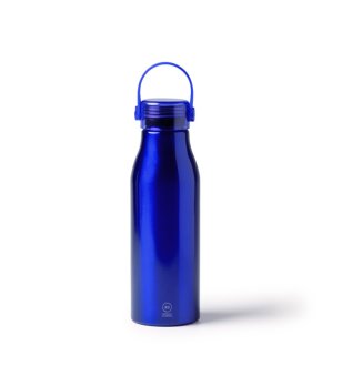 Синя бутилка за вода с металик ефект Fental 750 мл снимка
