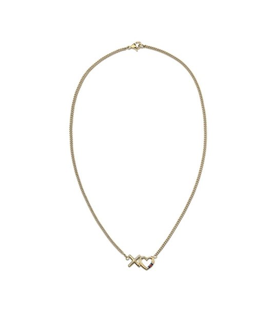 Златисто дамско колие снимка