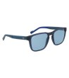 Мъжки слънчеви очила с рамка в синьо-2 снимка