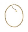 Дамско златисто колие с топчета-0 снимка