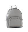 Сива дамска кожена раница Jaycee-0 снимка