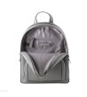 Сива дамска кожена раница Jaycee-2 снимка