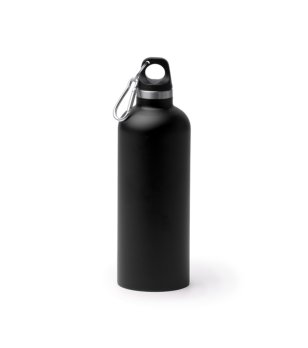 Черна бутилка за вода от рециклирана неръждаема стомана Luwak снимка