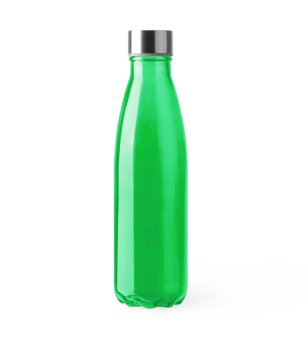 Прозрачна бутилка от стъкло в зелено Sandi 650 мл снимка