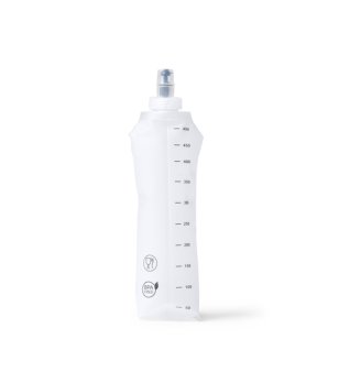 Сгъваема бяла бутилка за вода Trail 500 мл снимка