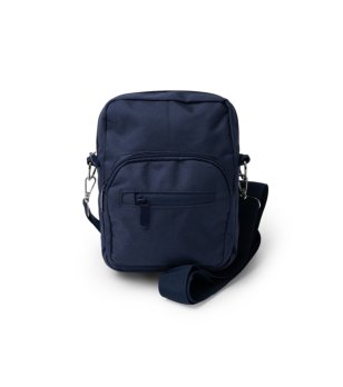 Тъмносиня малка чанта за рамо MENEZ снимка