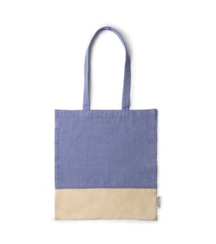 Синя чанта от рециклиран памук PALMIRA снимка