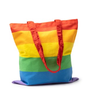 Многоцветна памучна чанта BERLIN снимка